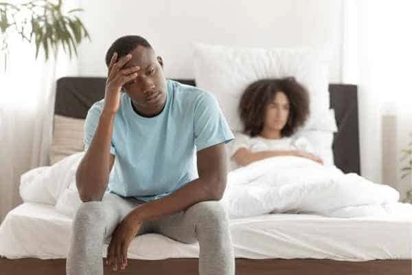 Man upset about ED symptoms Lutterworth
