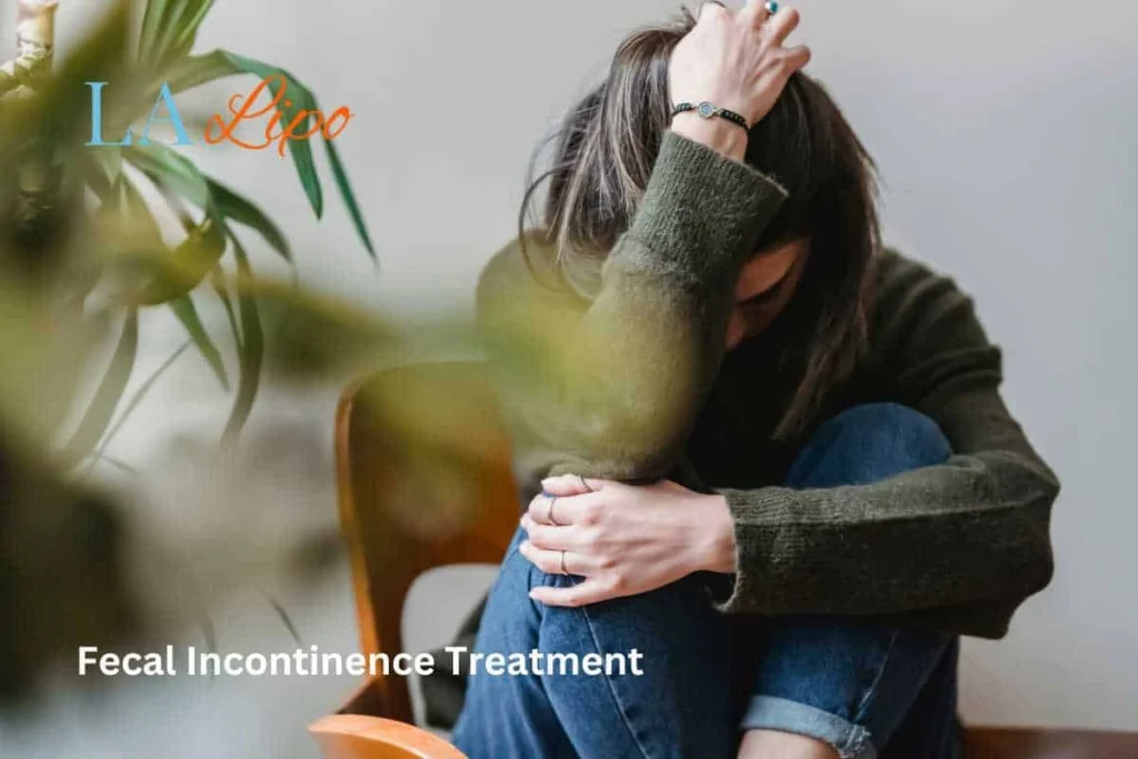 woman worried about fecal incontinence diet Lutterworth