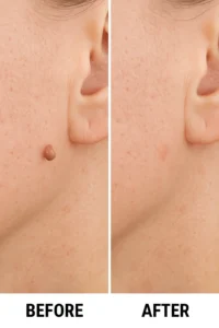 Skin tags removal Lutterworth before and after