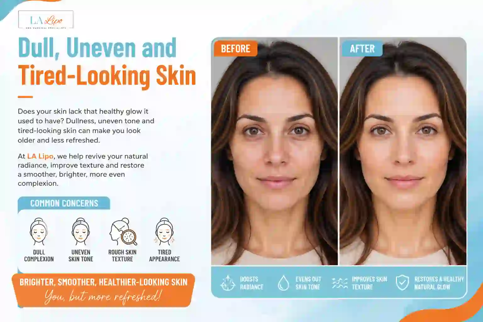 Sign #5: Dull, Uneven and Tired-Looking Skin Lutterworth